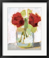 Framed Cut Roses II