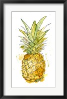 Framed Pineapple Splash I