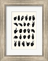 Framed Sign Language I