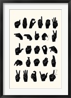 Framed Sign Language I