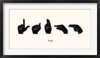 Framed Sign Language III