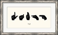 Framed Sign Language III