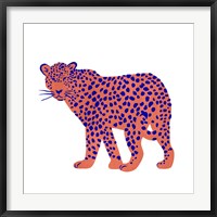 Framed Bright Leopard I