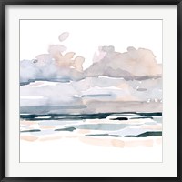 Framed Soft Coastal Abstract II