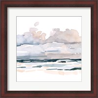 Framed Soft Coastal Abstract II
