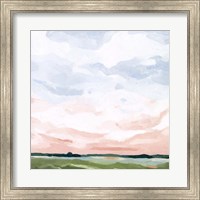 Framed Pink Morning Horizon I