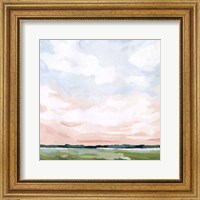 Framed Pink Morning Horizon II