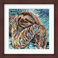 Framed Painted Sloth II