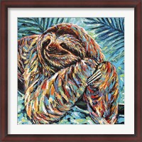 Framed Painted Sloth II