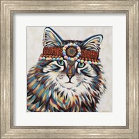 Framed Hippie Cat II