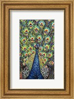 Framed Lavish Peacock II