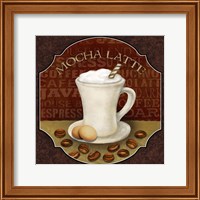 Framed 'Coffee Illustration I' border=