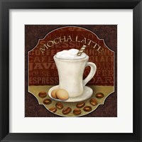 Framed 'Coffee Illustration I' border=