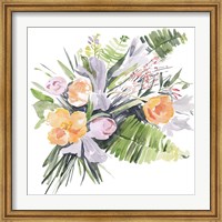 Framed Ferns & Tulips I