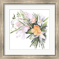 Framed Ferns & Tulips II