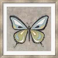 Framed Graphic Spring Butterfly I