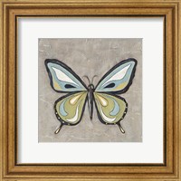 Framed 'Graphic Spring Butterfly I' border=