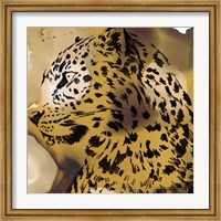 Framed Leopard Portrait I