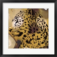 Framed Leopard Portrait I