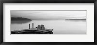 Framed Black & White Water Panel XI