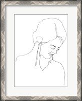 Framed Contour Face I