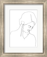 Framed Contour Face I