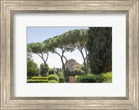 Framed Rome Landscape I