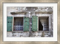 Framed Catching the Breeze - Kotor, Montenegro