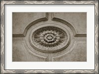 Framed Architecture Detail in Sepia VII