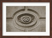 Framed Architecture Detail in Sepia VII