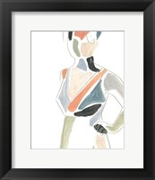 Framed Color Block Figure I