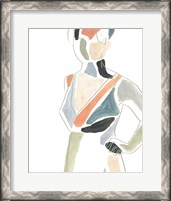 Framed Color Block Figure I