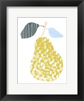 Framed Cut Paper Fruit I