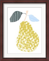 Framed Cut Paper Fruit I