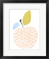 Framed Cut Paper Fruit III