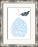 Framed Cut Paper Fruit IV