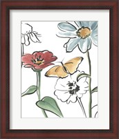 Framed Boho Florals IV