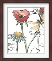 Framed Boho Florals VI