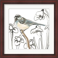 Framed Songbird Meadow II
