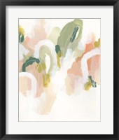 Pastel Cascade I Framed Print