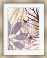 Framed Purple Palms I