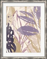 Framed Purple Palms II