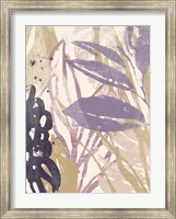 Framed Purple Palms II