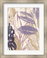 Framed Purple Palms II