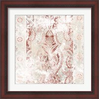 Framed 'World Traveler Textile IV' border=