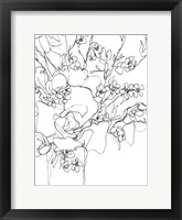 Framed Contour Bouquet I