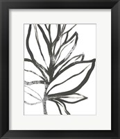 Framed Leaf Instinct I