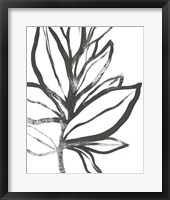 Framed 'Leaf Instinct I' border=