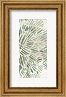 Framed Green Flowerhead IV