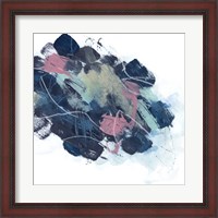 Framed Abstract Lily Pond I